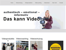 Tablet Screenshot of judithsteiner.tv